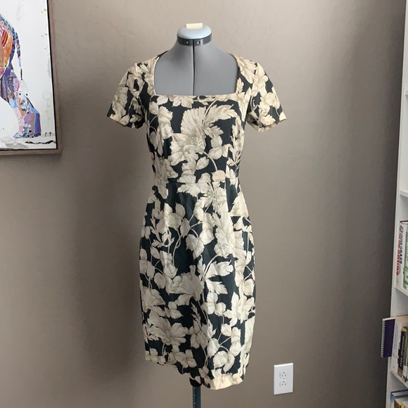 Banana Republic sheath dress floral size 2 - Picture 1 of 3